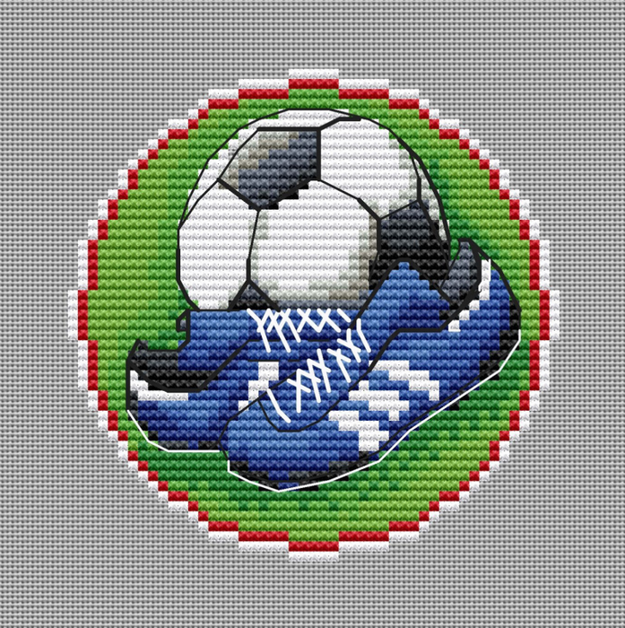 Football - PDF Cross Stitch Pattern