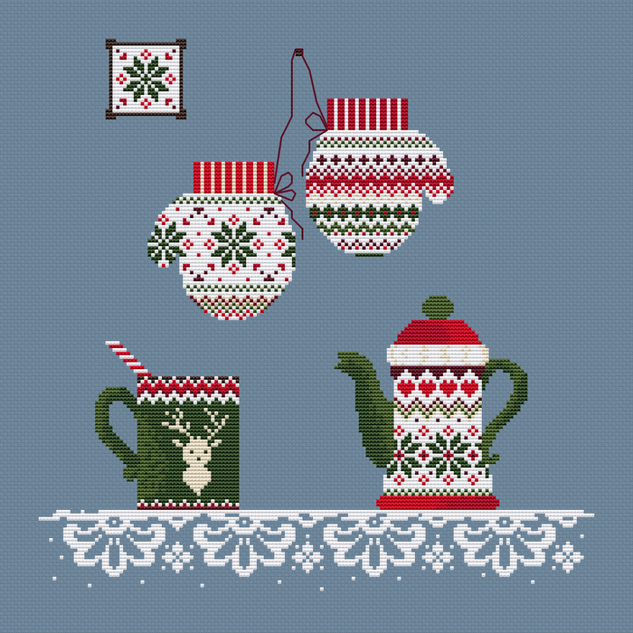 Would you Like Some Tea - PDF Cross Stitch Pattern