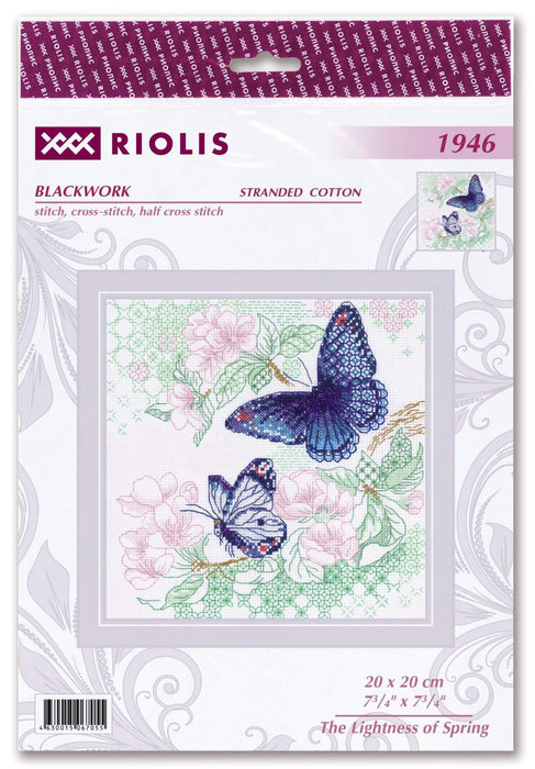 The Lightness of Spring R1946 Counted Cross Stitch Kit