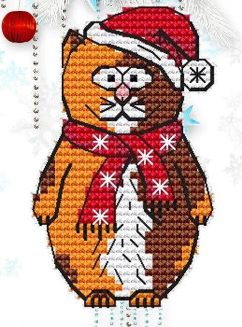 Christmas Toys. Kitty - PDF Cross Stitch Pattern