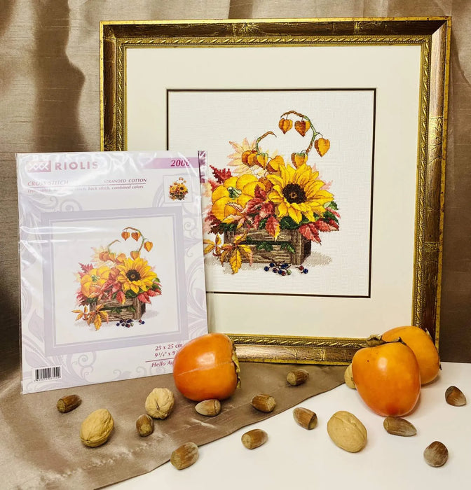 Hello Autumn R2006 Counted Cross Stitch Kit