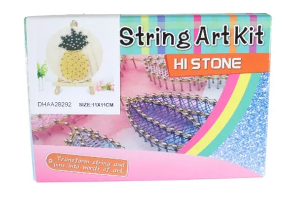 Pineapple String Art Kit with Stand. Simple Decorative DIY String Art Craft Kit M1-4 DHAA28292