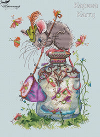 The Magical fireflies - PDF Cross Stitch Pattern