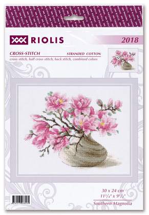 Southern Magnolia R2018 Counted Cross Stitch Kit