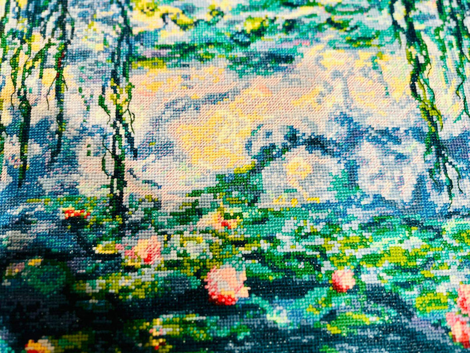 Water Lilies after C. Monet's Painting R2034 Counted Cross Stitch Kit