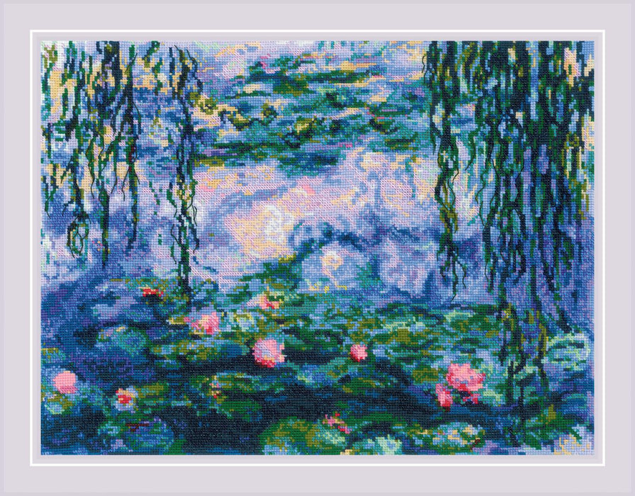 Water Lilies after C. Monet's Painting R2034 Counted Cross Stitch Kit