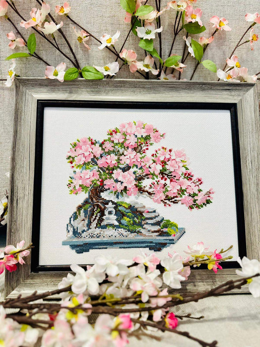 Flowering Bonsai R2042 Counted Cross Stitch Kit