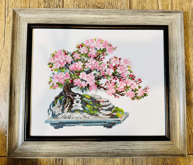 Flowering Bonsai R2042 Counted Cross Stitch Kit