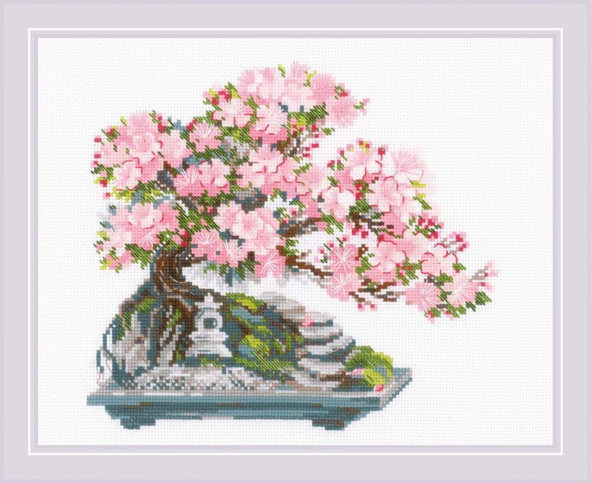 Flowering Bonsai R2042 Counted Cross Stitch Kit