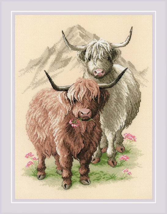 Highland Buddies R2090 Counted Cross Stitch Kit