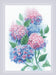 Graceful Hydrangeas 2139R Counted Cross Stitch Kit - Wizardi