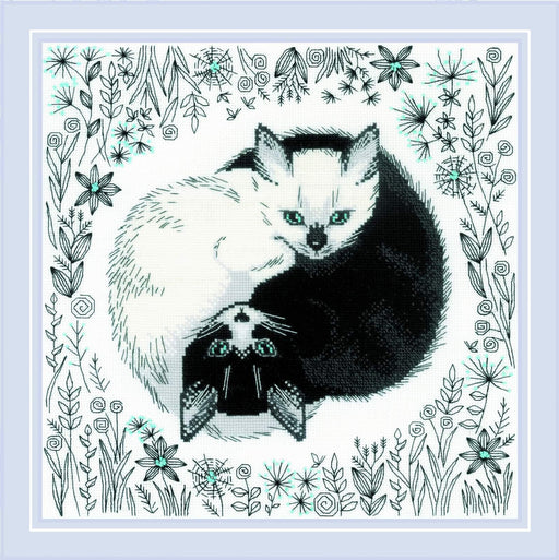 Yin and Yang 2150R Counted Cross Stitch Kit - Wizardi