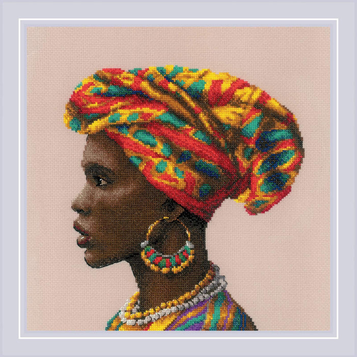 Amazing Women. Africa 2164R Counted Cross Stitch Kit - Wizardi