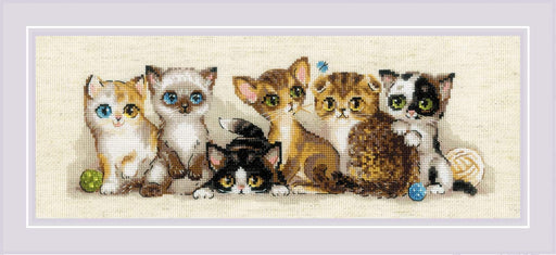 Kittens 2180R Counted Cross Stitch Kit - Wizardi