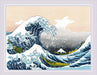 The Great Wave off Kanagawa after K. Hokusai Artwork 2186R Counted Cross Stitch Kit - Wizardi