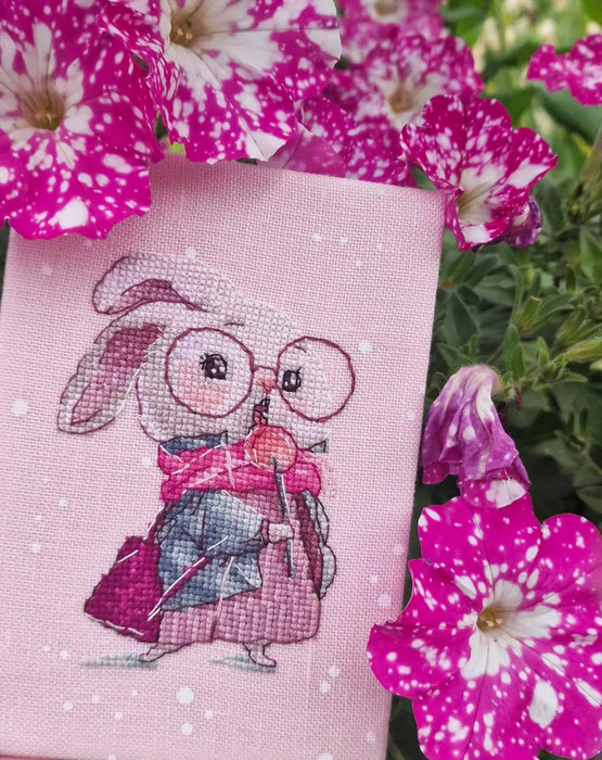 Bunny with Lollipop - PDF Cross Stitch Pattern