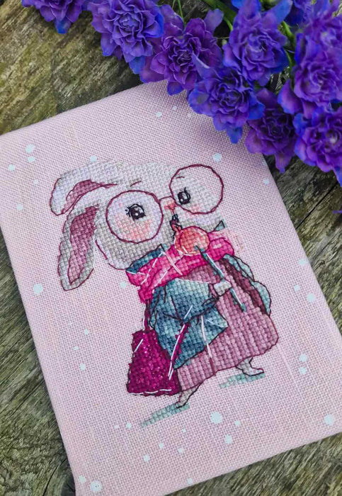 Bunny with Lollipop - PDF Cross Stitch Pattern