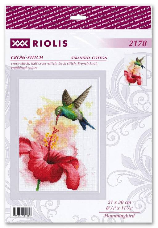 Hummingbird 2178R Counted Cross Stitch Kit - Wizardi