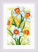 Spring Glow. Daffodils 2189R Counted Cross Stitch Kit - Wizardi