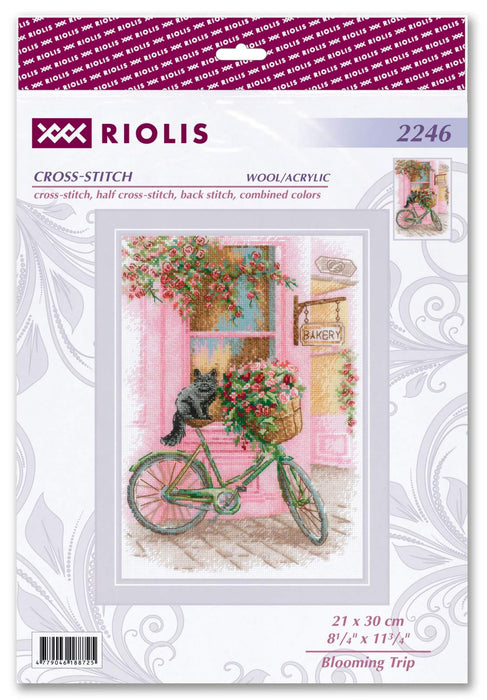 Blooming Trip R2246 Counted Cross Stitch Kit