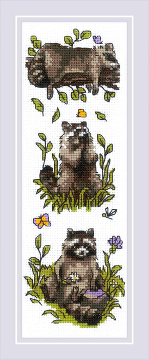 Three Raccoons R2223 Counted Cross Stitch Kit