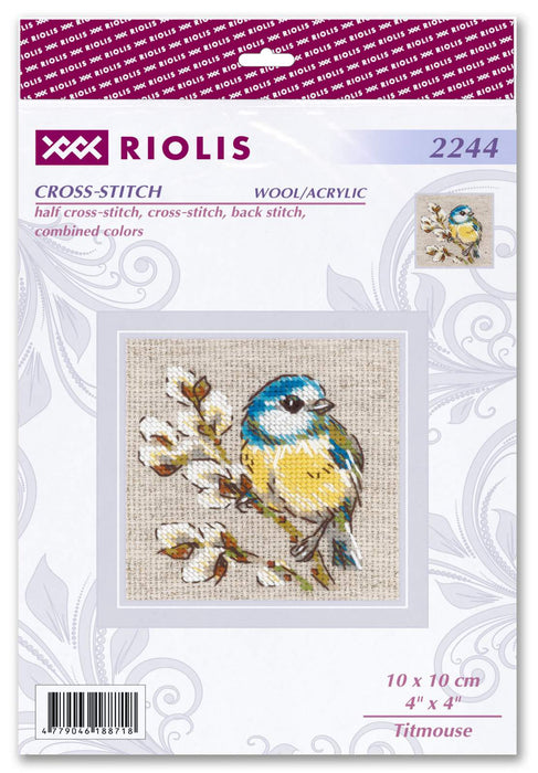 Titmouse  R2244 Counted Cross Stitch Kit