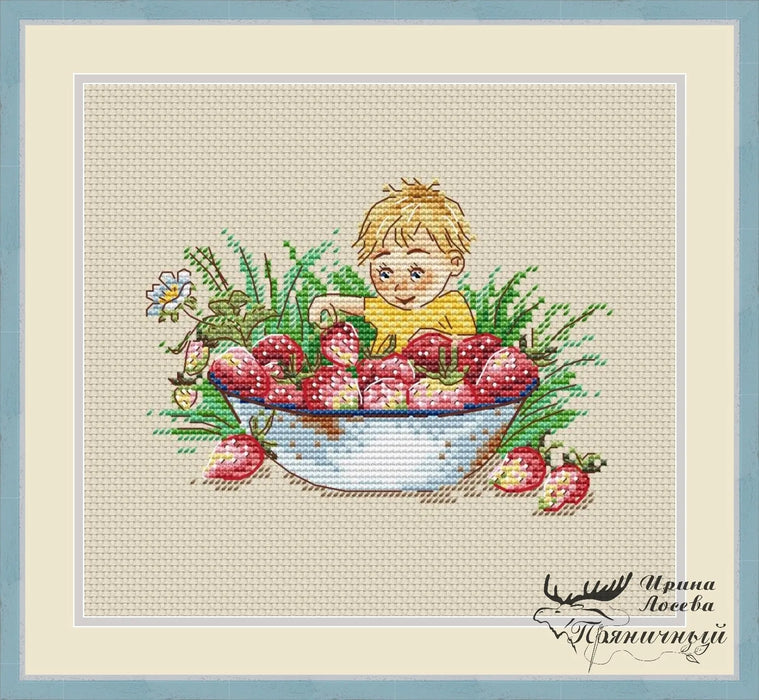 Strawberry - PDF Cross Stitch Pattern