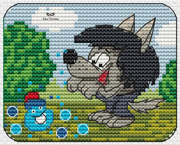 Kapitoshka - PDF Cross Stitch Pattern