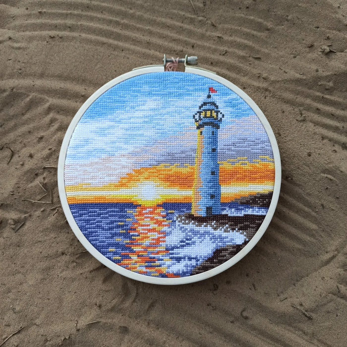 Round Landscapes. Landscape 26 - PDF Cross Stitch Pattern