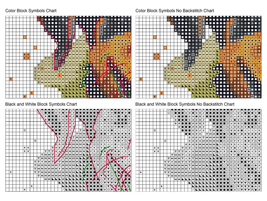 Watercolor Doberman - PDF Cross Stitch Pattern