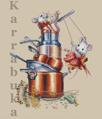 Mice - PDF Cross Stitch Pattern