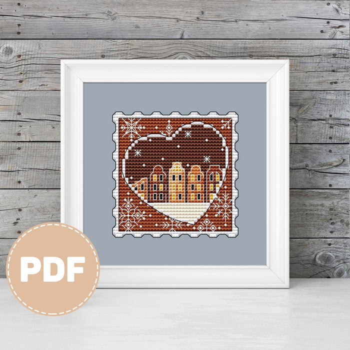 Gingerbread City - PDF Cross Stitch Pattern