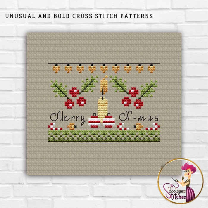 Merry X-mas - PDF Cross Stitch Pattern