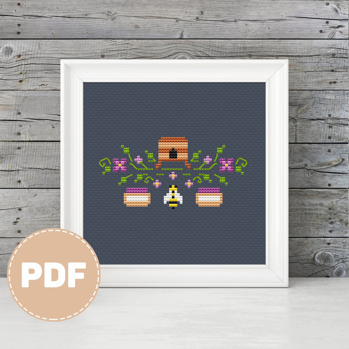 Bz-z-z - Free PDF Cross Stitch Pattern