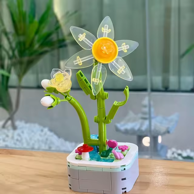 Narcissus Building Brick Potted Flower F07M9-10(103)-I4