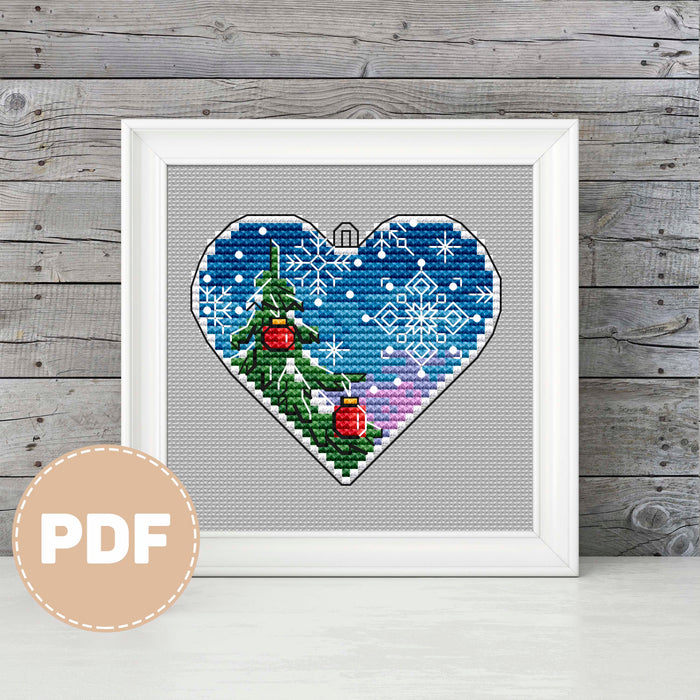 New Year`s Night - PDF Cross Stitch Pattern