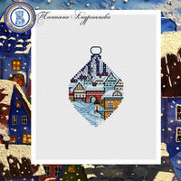 A Toy. Winter in the City - PDF Cross Stitch Pattern