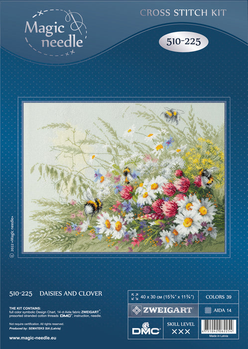 Daisies and Clover 510-225 Counted Cross-Stitch Kit