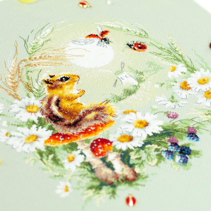 Meadow Stories. Chipmunk 510-353 Counted Cross-Stitch Kit