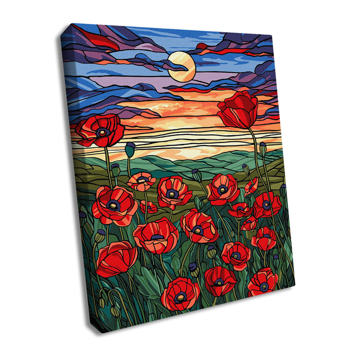 Painting by Numbers kit The beauty of poppies KHO5131