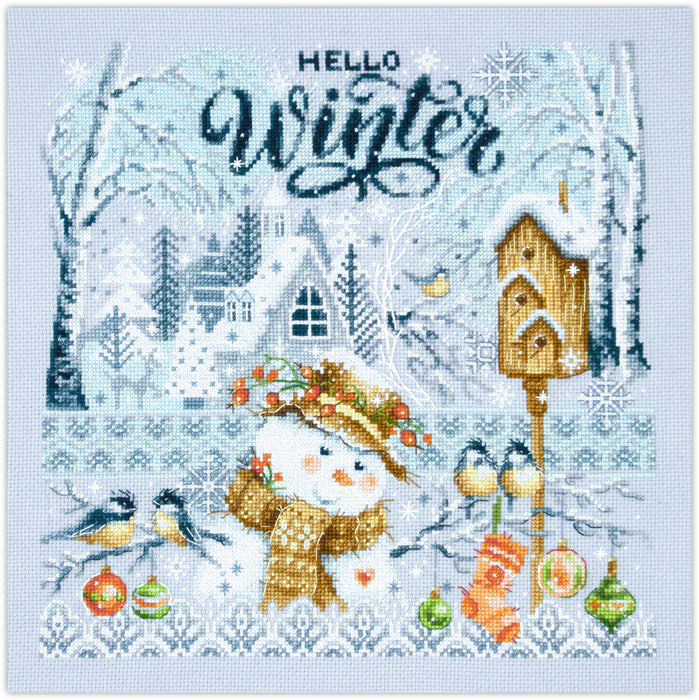 Hello,Winter! 540-701 Counted Cross-Stitch Kit