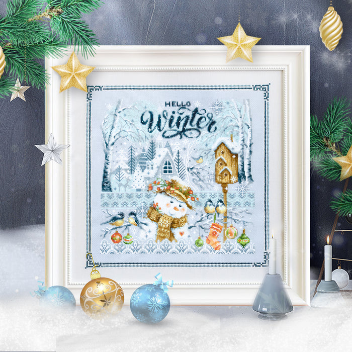 Hello,Winter! 540-701 Counted Cross-Stitch Kit