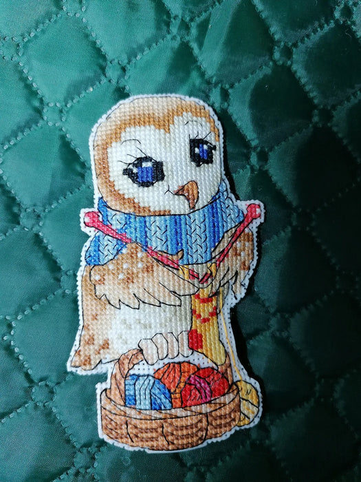 I am a knitter owl - PDF Cross Stitch Pattern