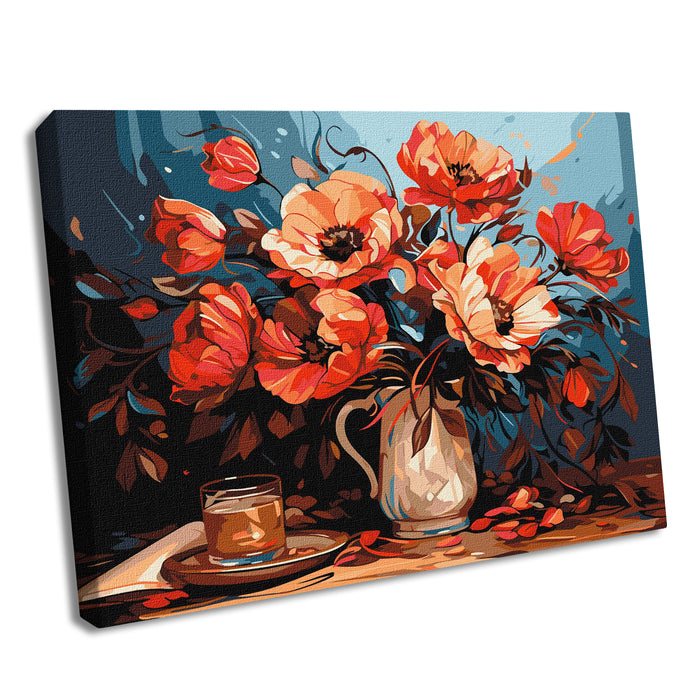 Painting by Numbers kit Colorful poppies KHO5679