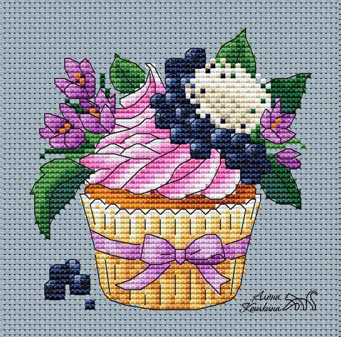 Cake. Rowan - PDF Cross Stitch Pattern