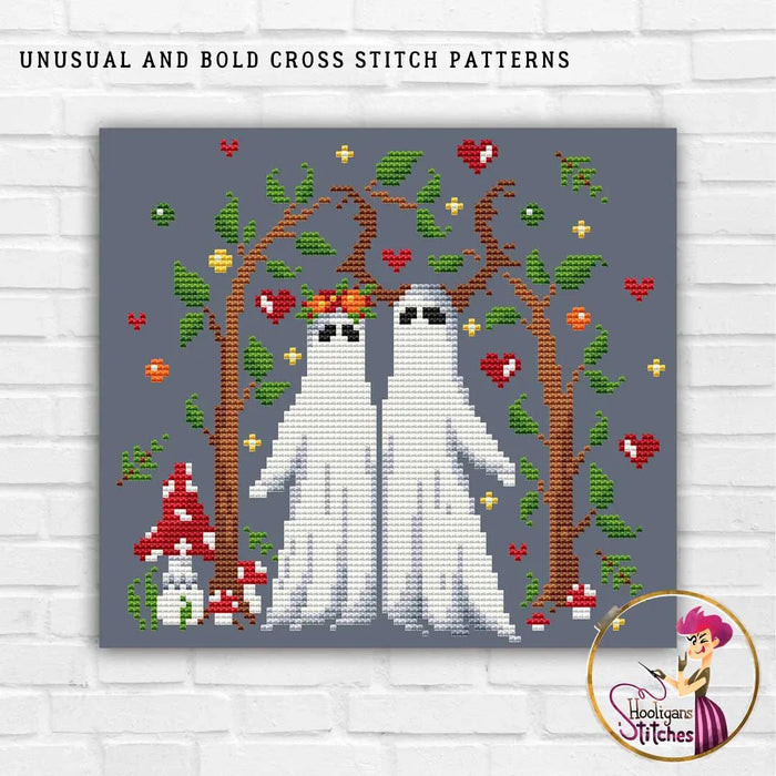 Ghosts in Love - PDF Cross Stitch Pattern