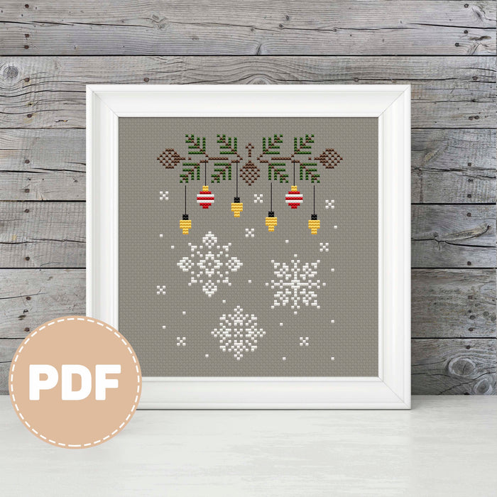 Snowflakes - PDF Cross Stitch Pattern