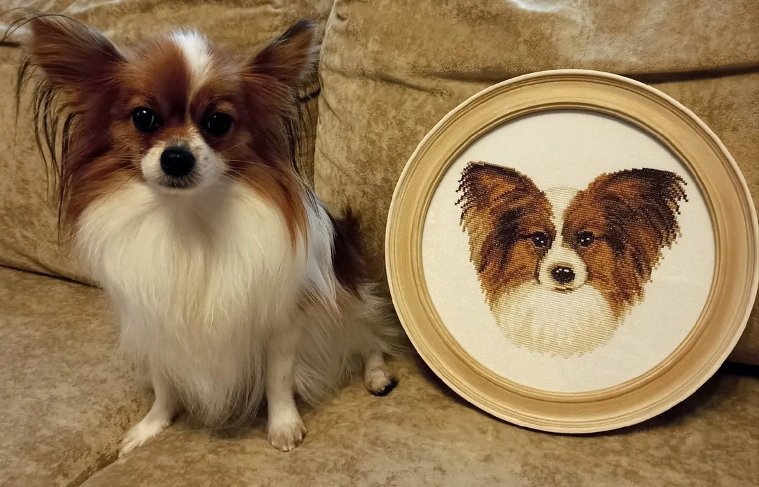 Papillon - PDF Cross Stitch Pattern