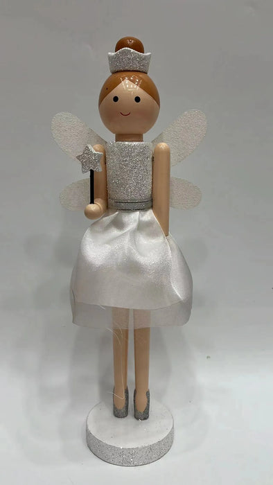 Glittering Fairy Nutcracker Princess Wizardi F07M6-2 White