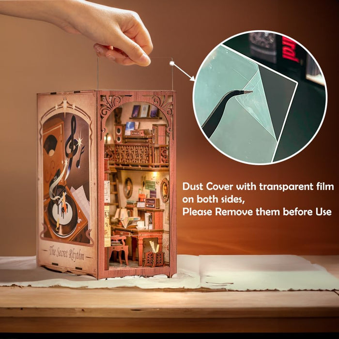 Book Nook Wizardi Miniature - The Secret Rhythm Roombox Kit